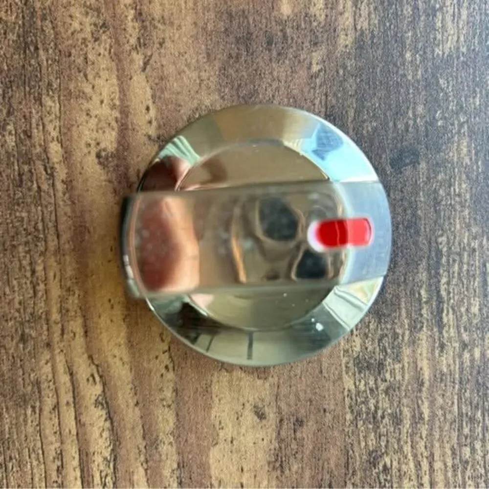 Samsung Stove Range Control Knobs Set of 5 Silver Red Indicator